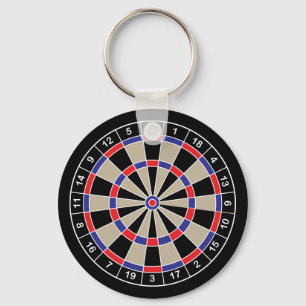 Dartboard Keychain Nyckelring