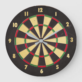 Dartboard-klocka Stor Klocka