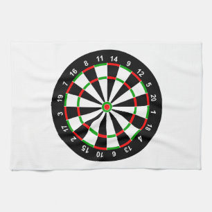 Dartboard Kökshandduk