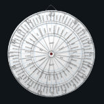 Dartboard med B/W-funktion Hjulbakgrund Darttavla<br><div class="desc">Dartboard B/W-rörelsehjul</div>