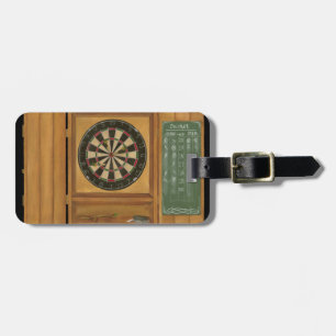 Dartboard med Cricket Scoring Bagagebricka