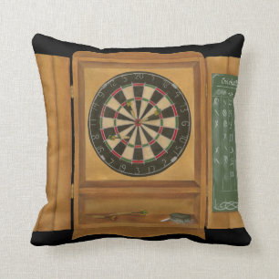 Dartboard med Cricket Scoring Kudde