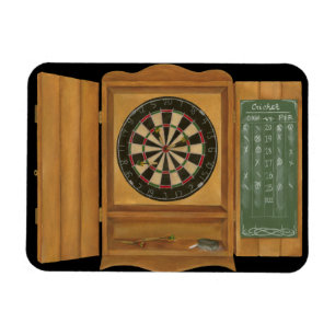 Dartboard med Cricket Scoring Magnet