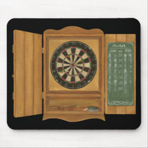 Dartboard med Cricket Scoring Musmatta