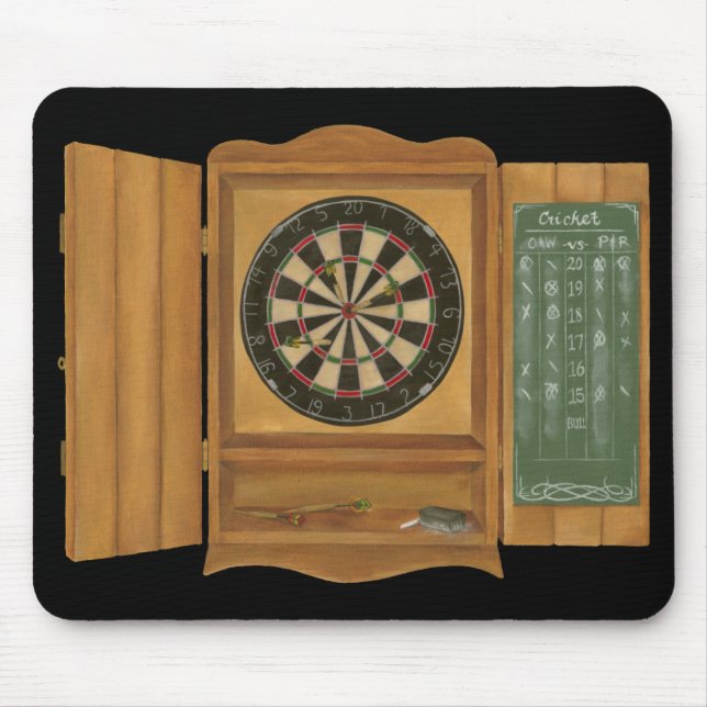 Dartboard med Cricket Scoring Musmatta (Framsidan)
