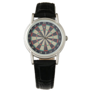 Dartboard med dyster i Bullseye, Armbandsur