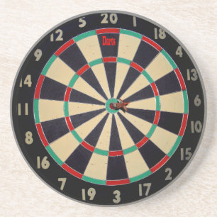 Dartboard med en dart i Bullseye, Underlägg