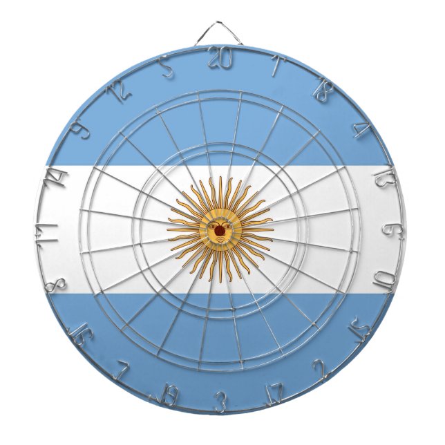 Dartboard med Flagga av Argentina Piltavla (Framsidan)