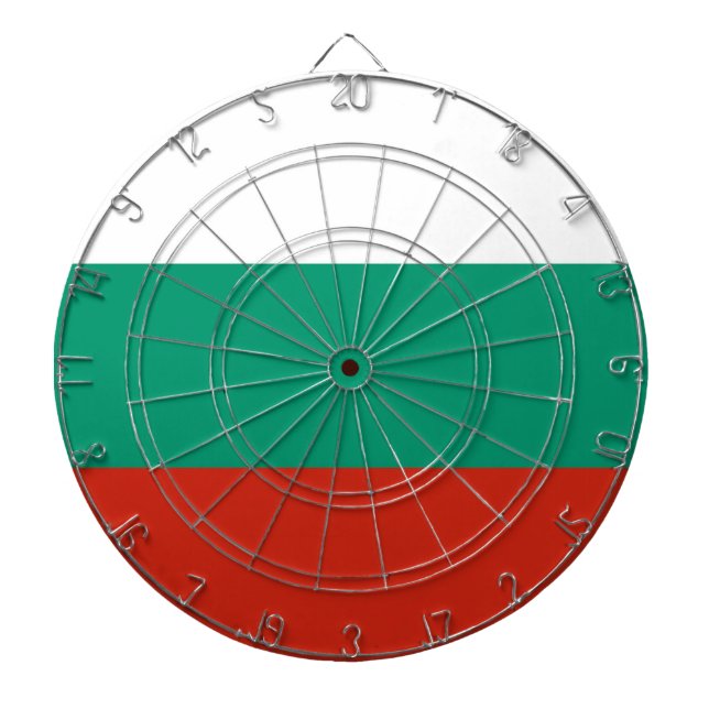 Dartboard med Flagga av Bulgarien Piltavla (Framsidan)