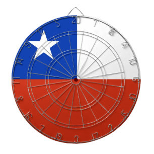 Dartboard med Flagga av Chile Darttavla