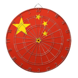 Dartboard med Flagga av China Piltavla
