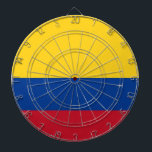 Dartboard med Flagga av Colombia Darttavla<br><div class="desc">Lägg till en unik fläck i ditt spelrum med vår exklusiv ritbord med flagga Colombia! Den här ritytan är uppgjord med stor noggrannhet, och är mer än bara ett speltillbehör. Den är ett firande i Colombias pulserande kultur och arv. Den påfallande utformningen visningar den koniska colombianska flagga, skapar denna rityta...</div>