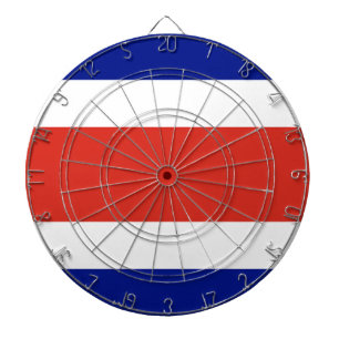 Dartboard med Flagga av Costa Rica Darttavla