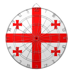 Dartboard med Flagga av Georgien Darttavla