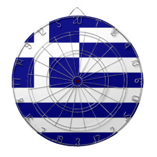 Dartboard med Flagga av Grekland Darttavla