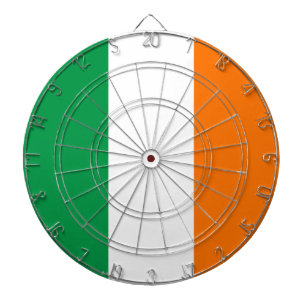 Dartboard med Flagga av Irland Darttavla