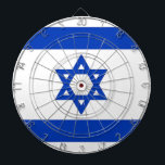 Dartboard med Flagga av Israel Piltavla<br><div class="desc">Höj ditt spelrum med vår exklusiv ritbord med flagga Israel! Den här ritytan är inte bara ett speltillbehör, den är en firande av Israels rik- och kulturarv. Den vibrerande designen visar den koniska israeliska flagga, skapar den ett unikt och meningsfullt tillägg till ditt rekreationsområde. Perfekt för familjemöten, spelnätter eller som...</div>