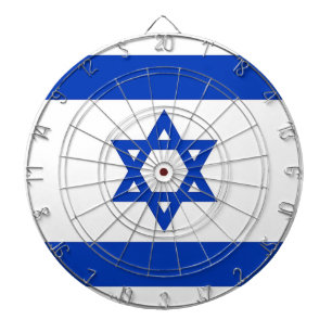 Dartboard med Flagga av Israel Piltavla