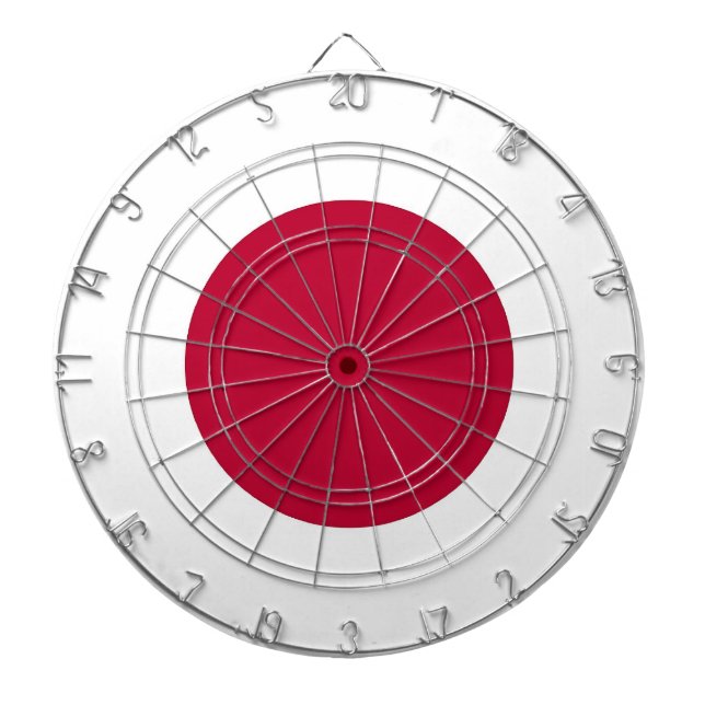 Dartboard med Flagga av Japan Darttavla (Framsidan)