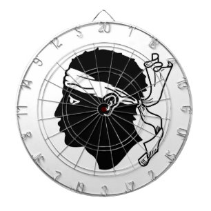 Dartboard med Flagga av Korsika Darttavla