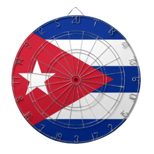 Dartboard med Flagga av Kuba Piltavla