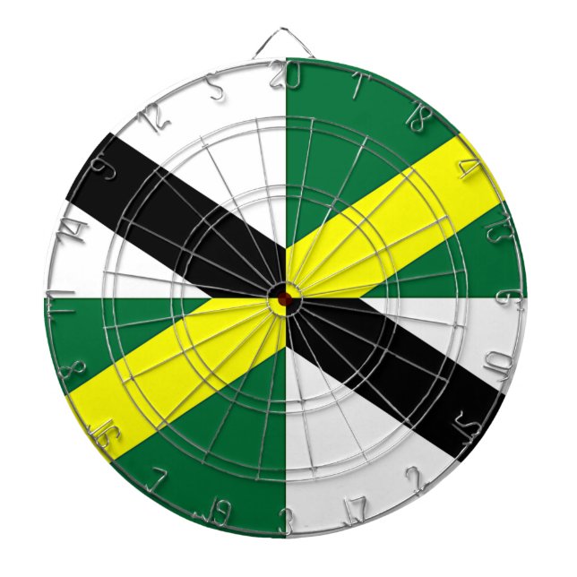 Dartboard med Flagga av Monterey City, USA Darttavla (Framsidan)