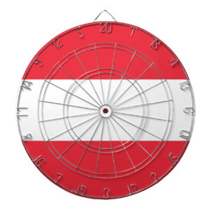 Dartboard med Flagga av Österrike Piltavla
