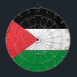 Dartboard med Flagga av Palestina Darttavla<br><div class="desc">Lägg till en unik beröring i ditt spelrum eller hemma pub med den här anpassningsbarna ritbord med flagga Palestina - en perfekt blandning av roligt och patriotiskt pride. Denna rityta ger inte bara underhållningstid utan fungerar också som en meningsfull visning av det palestinska arvet. Den sjudande flagga ger ditt spel...</div>