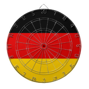 Dartboard med Flagga av Tyskland Piltavla