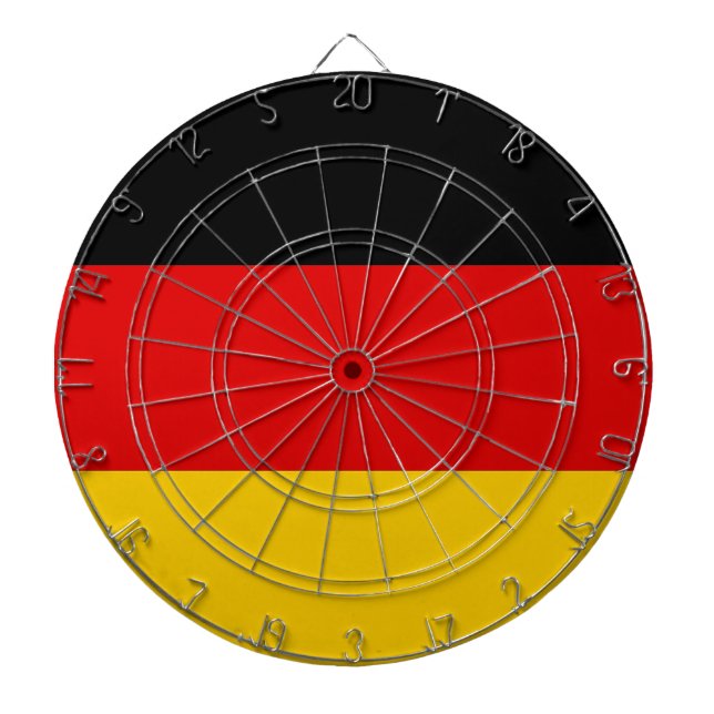 Dartboard med Flagga av Tyskland Piltavla (Framsidan)