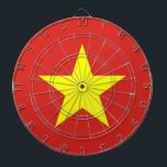 Dartboard med Flagga av Vietnam Piltavla<br><div class="desc">Lägg till ett litet vietnamesiskt pride i ditt spelrum med vår exklusiv dartboard med flagga Vietnam! Den här ritytan är mycket detaljerad och är mer än bara ett funktionellt spel i biet. Den är en firande av Vietnams kulturarv och kulturella pride. Den sjudande designen visningar på ett framträdande sätt den...</div>