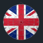Dartboard med Flagga från Förenade kungariket Piltavla<br><div class="desc">Lägg till ett litet brittiskt pride i ditt spelrum med vår exklusiv dartboard som visar flagga i Förenade kungariket! Den här ritytan är uppgjord med stor noggrannhet, och är mer än bara ett speltillbehör. Den är ett firande i Storbritanniens rik- och kulturarv. Elegantens utformning visningar på ett framträdande sätt den...</div>