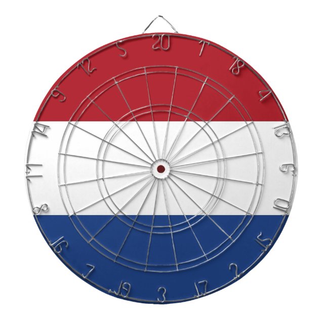 Dartboard med Flagga Nederländerna Darttavla (Framsidan)