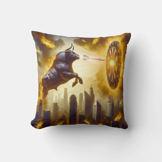 Dartboard mit Bulle - Explosion -  Dartkunst Kudde (Framsida)