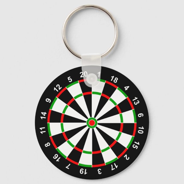 Dartboard Nyckelring (Framsida)