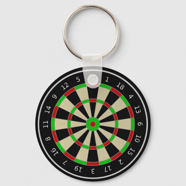 Dartboard-nyckelring Nyckelring (Framsida)