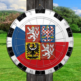 Dartboard och Flagga i Tjeckien / spelbord Darttavla