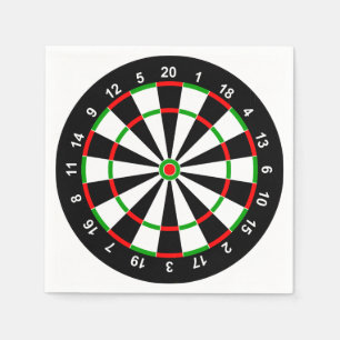 Dartboard Pappersservett