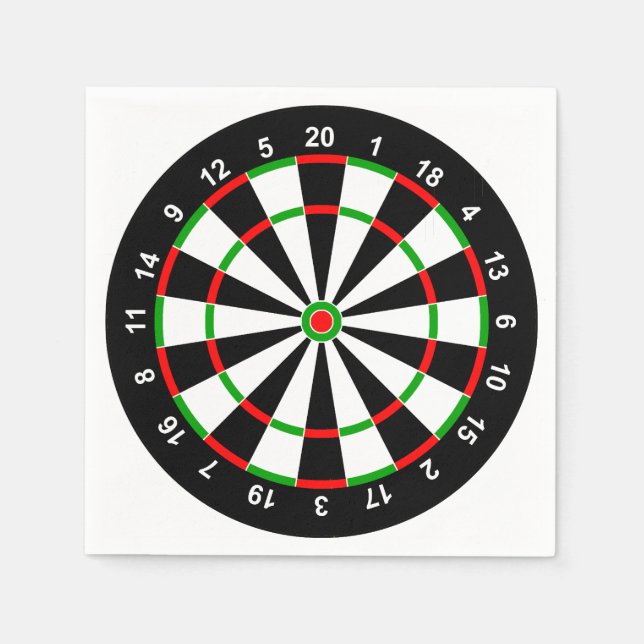 Dartboard Pappersservett (Framsidan)