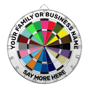 Dartboard Personalized Horse Racing Colors Darttavla