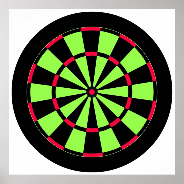 Dartboard Poster (Framsidan)