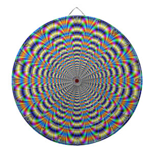 Dartboard Psychedelic Ringed Pulse Piltavla
