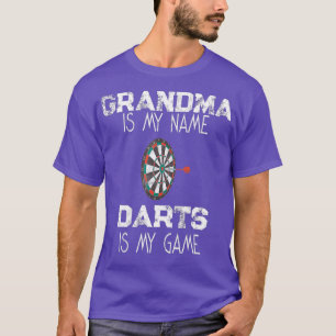 Dartboard Shirt Dart Throwing Grandma T Shirt