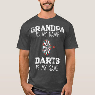 Dartboard Shirt Dart Throwing Grandpa T Shirt