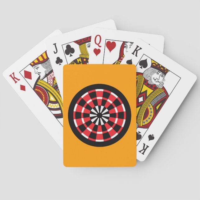 Dartboard Spel Kort (Baksidan)