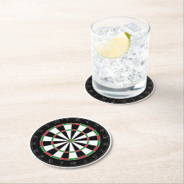 Dartboard Underlägg Papper Rund