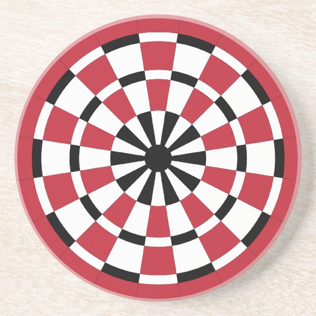 Dartboard Underlägg Sandsten (Framsidan)