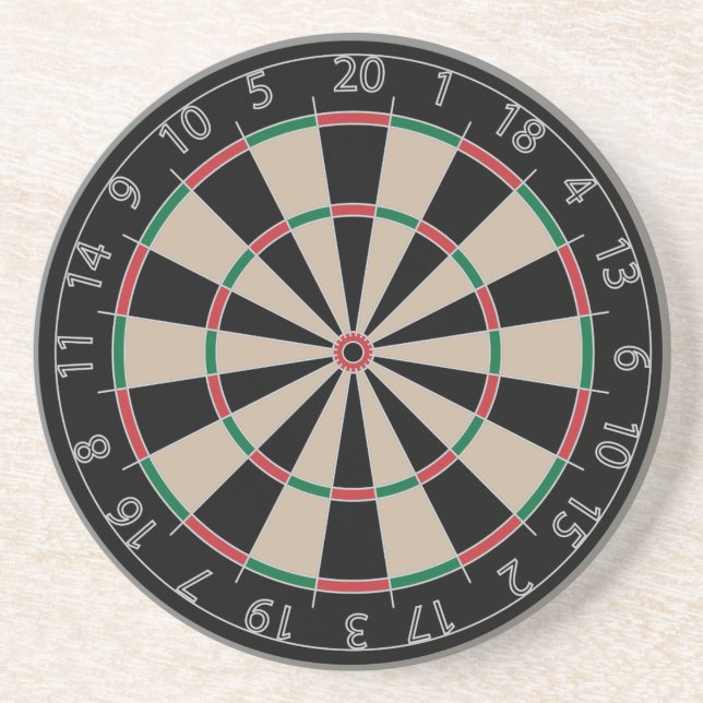 Dartboard Underlägg Sandsten (Framsidan)