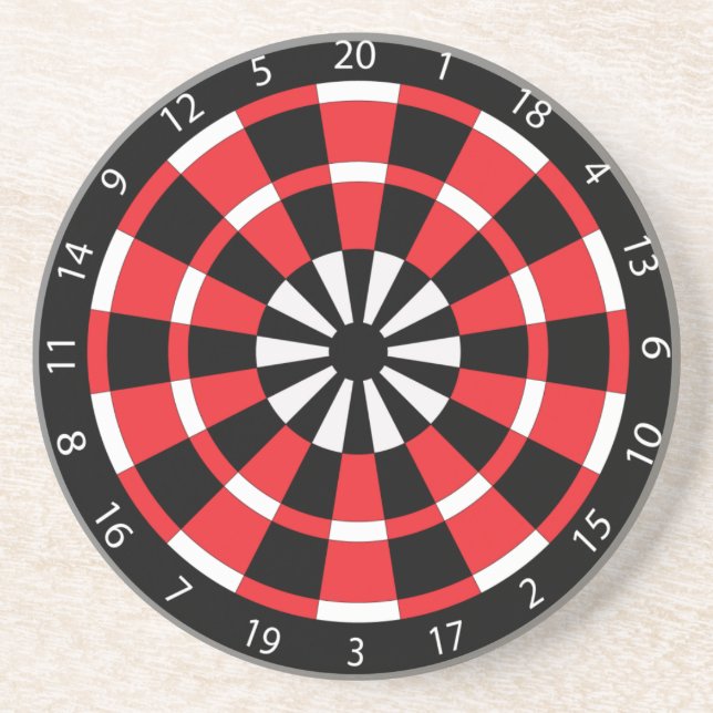 Dartboard Underlägg Sandsten (Framsidan)