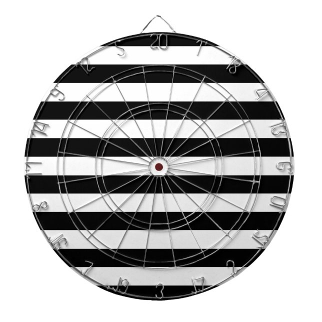 Dartboard White & Black Rand Darttavla (Framsidan)